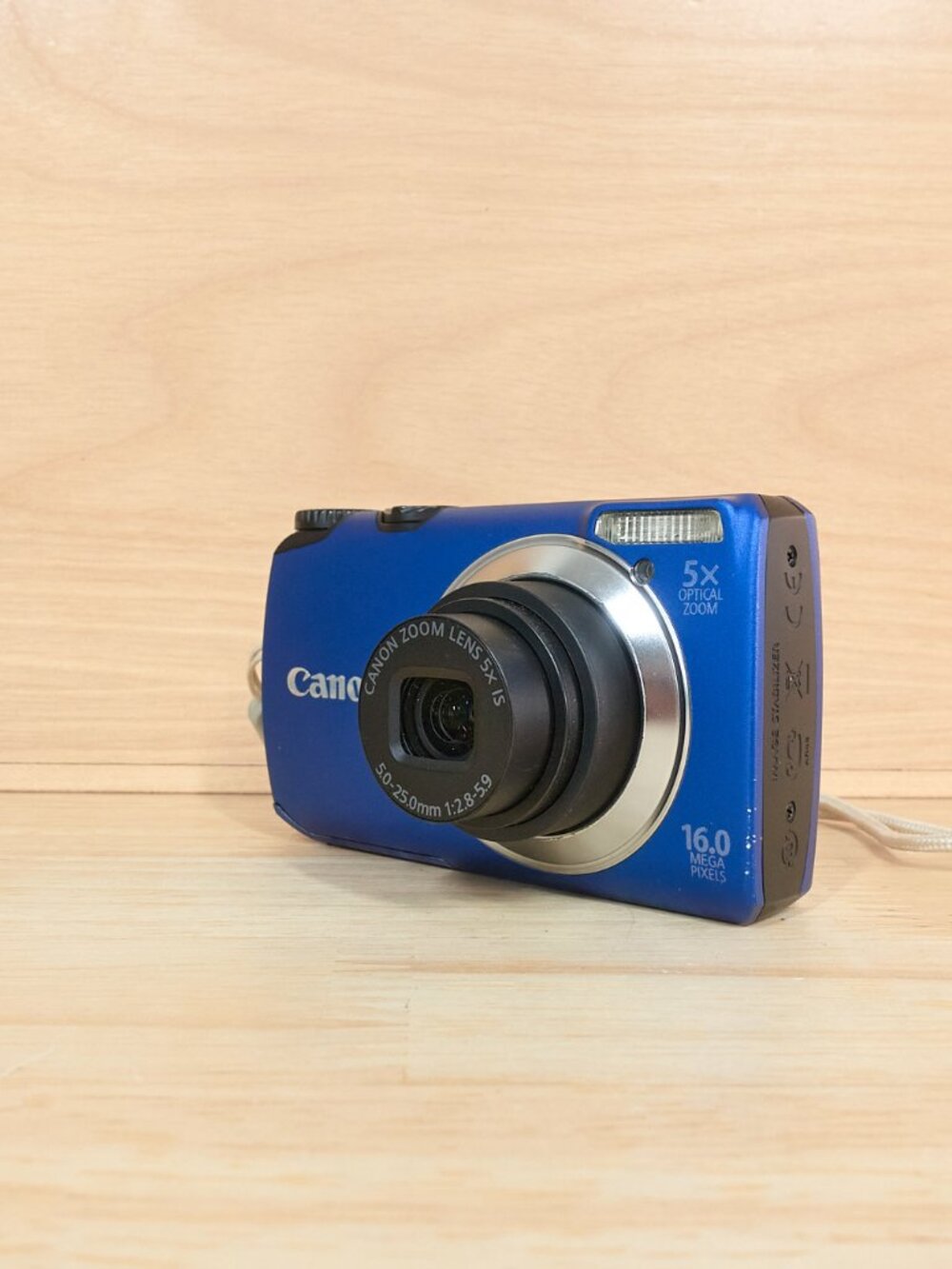 Canon PowerShot A3300 IS Digital Camera Blue 16MP 5x Optical Zoom